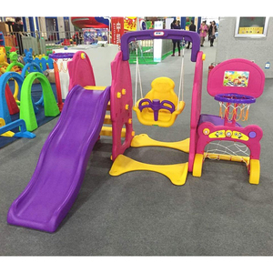 Trẻ Mới Biết Đi Trượt Nhỏ Trẻ Em Trong Nhà Sân Sau Nhựa Trẻ Em Gấp Trượt - Product Image 2