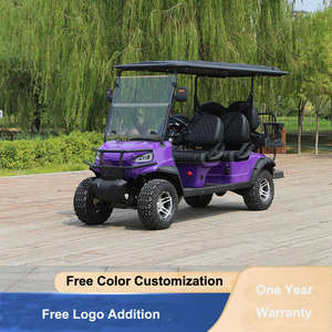 Coche eléctrico con batería de 48V del proveedor de confianza New Street Legal Pink, flota de 4-6 plazas para turismo y uso en aeropuertos - Product Image 5