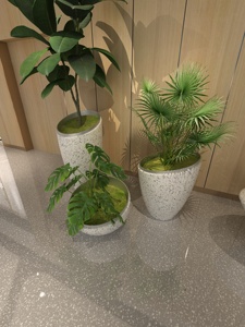 Cama de flores de <span class=keywords><strong>terrazo</strong></span> para <span class=keywords><strong>maceta</strong></span> de cemento de supermercado Vertido integrado - Product Image 2