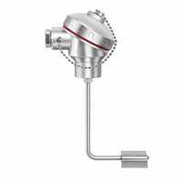 Sonde de température RTD PT100 à montage en surface avec support en forme de L, en acier inoxydable, IP65, résolution 0,15°C, YD WZP-231