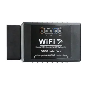 Outils de diagnostic automatique de scanner de la puce ELM 327 V1.<span class=keywords><strong>5</strong></span> OBD2 de PIC25K806260 pour l'analyseur de moteur compatible avec Android et <span class=keywords><strong>IOS</strong></span> - Product Image 1