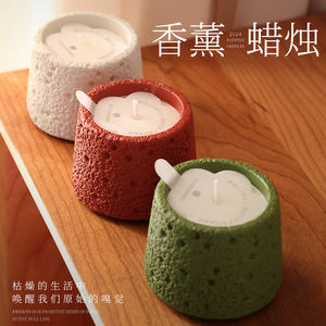 Velas Aromáticas de Laurel de 70g al por Mayor, Velas Perfumadas Naturales y Orgánicas <span class=keywords><strong>para</strong></span> el Hogar, Velas Aromáticas de Lujo en Frascos - Product Image 2