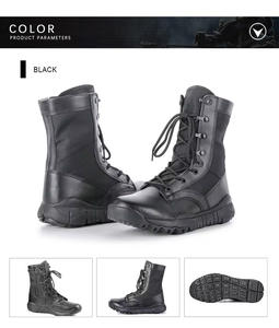 JSH, venta al por mayor, botas tácticas de invierno para hombre, goma de nailon impermeable para senderismo, combate y escalada, Zapatos altos - Product Image 5
