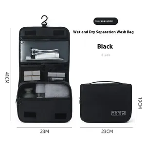 Foldable Polyester <b>for</b> Toiletry Bag Organizer Zipper Hanging <b>Storage</b> <b>for</b> Bathroom <b>Makeup</b> Case Cosmetic Bag <b>for</b> Travel Business - Product Image 5
