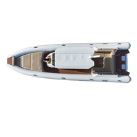 Nouveau Design 2025 – Bateaux semi-rigides (RIB) sportifs de 33 pieds, modèle Orca 1000, en Hypalon, coque en V profond en aluminium, à vendre