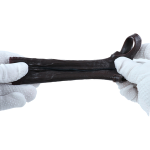SXXY Yeni Siyah Silikon Penis Kılıfı Gerçekçi Boş Dildo Erkek Penis Büyütme Toptan Seks Oyuncağı Erkekler İçin Boşalma Geciktirici - Product Image 5