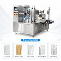 Machine d'emballage automatique tout-en-un pour sachets préformés : alimentation, remplissage, scellage et codage pour l'emballage complet des snacks