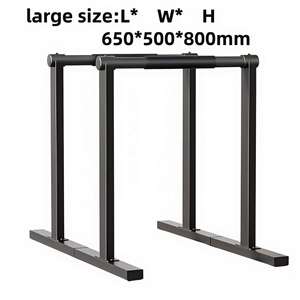 室内用滑り止め高品質パラレットディップスタンドバー体操用メタルプッシュアップバー筋力トレーニング用 - Product Image 6