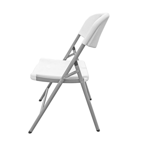 Mesa plegable pequeña portátil de plástico blanco y silla de diseño moderno para uso en comedor y cocina - Product Image 6