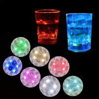 Sous-verre LED Dimmable Lumineux pour Boissons, Tapis LED pour Tasses, Idéal pour la Maison, le Bar, les Cocktails, les Mariages, les Festivals, les Événements, Décoration de Table et Éclairage