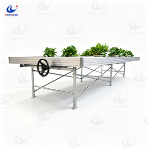 ChenChao Ingrosso Tavolo di Coltivazione Mobile a Flusso e Riflusso con Vassoi per Uso Alimentare per la Propagazione Orticola - Product Image 1