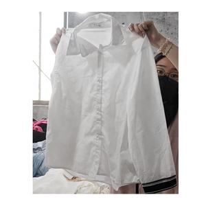 Premium Cheap Thrift Vintage <strong>White</strong> <strong>Shirt</strong> Blouse Second Hand Office <strong>Shirts</strong> <strong>Used</strong> Women Clothes Ukay Bale for Summer - Product Image 2