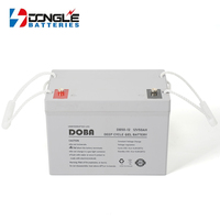 Batteries solaires Dongle haute performance DB50-12, gel scellé, stockage d'énergie, plomb-acide, cycle profond, 12V 50Ah