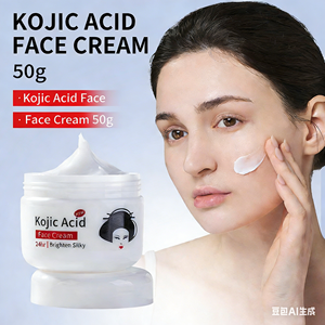 Crema Viso all'Acido Kojico 50g con Niacinamide, Acido Ialuronico e Collagene per Schiarire, Anti-Rughe e Rassodante, Cura della Pelle per Tutti i Tipi di Pelle - Product Image 2