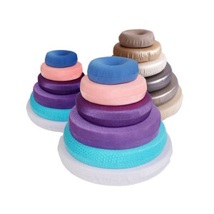 Cojín Antiescaras Redondo para Alivio de Presión, Soporte de Cadera, Rehabilitación Postoperatoria, Relleno de Esponja, Varios Tamaños, Color Aleatorio - Product Image 1