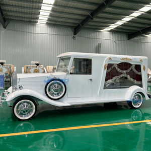 سيارة الجنائز الكلاسيكية البيضاء المصنوعة يدويًا من المصنع سيارة جنازة فاخرة عتيقة عربة كهربائية - Product Image 4