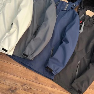 UARC <b>Men's</b> Outdoor Waterproof Windproof <b>Jacket</b> With Detachable Hood For Hiking Mountaineering Sports Casual Wear - Product Image 3
