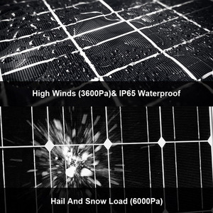 Sản phẩm mới 120 watt Mono panel năng lượng mặt trời Kính không khung panel năng lượng mặt trời quang điện cho xe trượt tuyết - Product Image 4