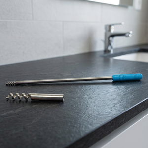 Vis chirurgicale pour myome 10 mm, instrument laparoscopique, outil gynécologique manuel, acier inoxydable, poignée bleue. - Product Image 2