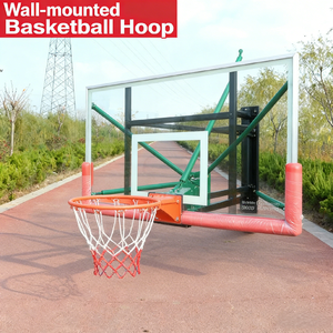 Blsports BBS-002 Support de panier de basket mural réglable en acier pour adultes et enfants, jouet de basket-ball - Product Image 2