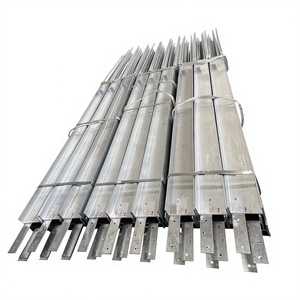 Pali a <span class=keywords><strong>H</strong></span> zincati Q235 laminati a caldo per muri di contenimento residenziali con rinforzo filettato saldato - Product Image 4