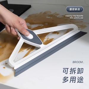 Magic Broom Dual Purpose <b>Squeegee</b> Mop Soft Silicone Aluminum Handle Floor Cleaning Multi Functional Wet And Dry Use - Product Image 4