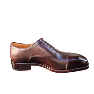 Zapatos Oxford de Cuero con Punta Cuadrada y Costura Oculta Goodyear para Hombre, Zapatos de Negocios con Suelas de Piel de Vaca - Product Image 3