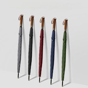 Parapluie de golf moderne coupe-vent avec poignée droite, ouverture manuelle automatique, protection UV UPF50+, parapluie de voyage imperméable 27 pouces - Product Image 2