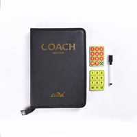 Conseil de tactique de Football professionnel Table de sable pliant en cuir plaque d'entraîneur bande magnétique stylo conseil de tactique
