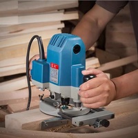 Routeur à bois électrique Dong Cheng M1R-FF04-12 220V 50Hz 1850W 22000RPM 1/4 Collet DIY Industriel pour fraisage, gravure et rainurage du bois