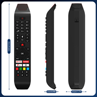 Control remoto RC43141 RC43141P para televisores LED inteligentes HITACHI con botones Netflix, YouTube y Fplay
