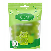 Gummies naturels de 17g pour la croissance musculaire, isolat de protéines de lactosérum, saveur fraise, gummies sportifs pour adultes, faibles en calories, sans édulcorants artificiels