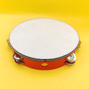 Wholesale Two-Row Double Layer Tambourines 6 Inch Bulk Hand Frame <b>Drums</b> Orff Percussion Tools - Product Image 4