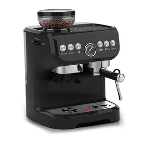 Toptan otomatik 15 Bar taze eziyet kahve makine dokunmatik ekranı Espresso kahve makinesi
