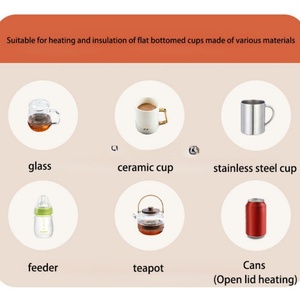 Nivel 9 40-80 ℃   Posavasos Termostático Inteligente para el Hogar y la Oficina, Apto para Café/Té/Leche Calientes - Product Image 5
