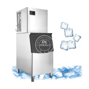 2024 Automatic Ice Cube Maker Machine Industrial Stainless Steel Ice Cube Making Machine 500kg Ice Maker Making Machine