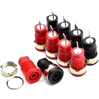 Spina a Banana maschio femmina placcata oro nichelato rame 2mm 4mm Jack Audio connettore a Banana connettore Jack 2mm 4mm