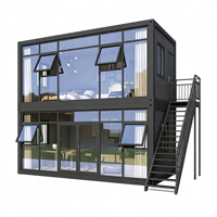 Hôtels et appartements modulaires préfabriqués de luxe mobiles de 20, 30 et 40 pieds pour complexes hôteliers naturels, en conteneurs maritimes
