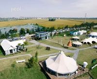 Usine directe grandes tentes hexagonales de Style indien portables pour les loisirs Camping Restaurants Bars fêtes de mariage utilisation sur la plage