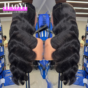 Rauwe Vietnamese pruik van echt haar, body wave, kant-voor-pruik van echt haar, groothandel, lijmloze HD kant-frontale pruiken voor zwarte vrouwen - Product Image 2