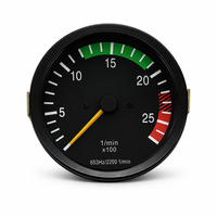 CORKIAUTO Tachometer 24V 100mm untuk Mercedes Benz W210 W202 W140 0015428716 Pengukur Kecepatan