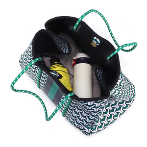 Nouveau <span class=keywords><strong>Sac</strong></span> à Main <span class=keywords><strong>de</strong></span> Designers Personnalisé en Néoprène Perforé, <span class=keywords><strong>Sac</strong></span> <span class=keywords><strong>de</strong></span> Plage d'Été avec Petit Portefeuille, <span class=keywords><strong>Sac</strong></span> Fourre-Tout pour <span class=keywords><strong>Femme</strong></span> en Néoprène Personnalisé - Product Image 3