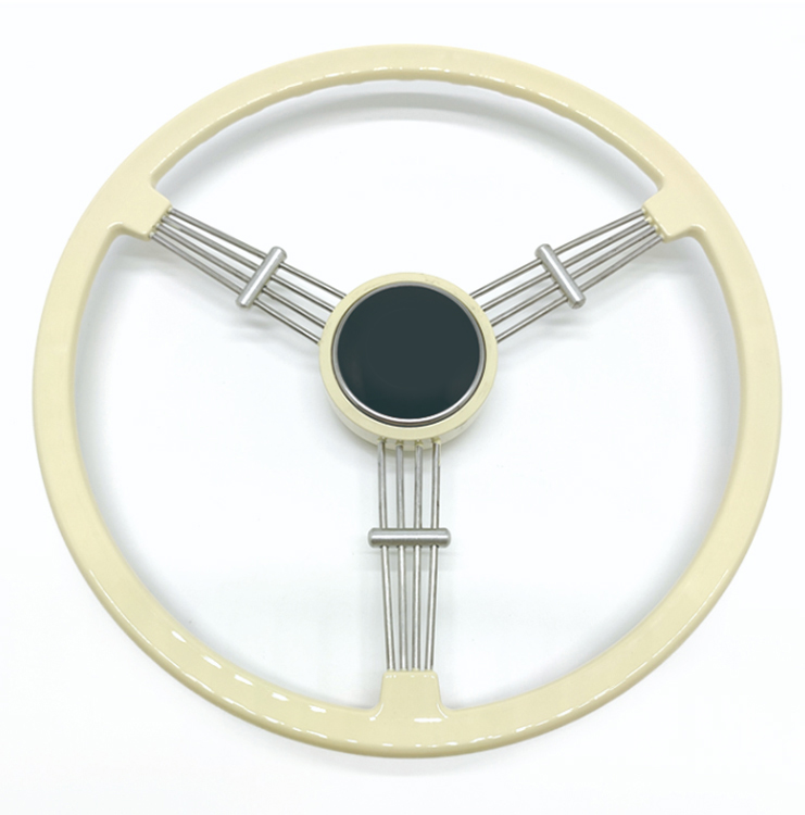 Verified Supplier 400mm Steering Wheel Polyurethane & 48V Voltage