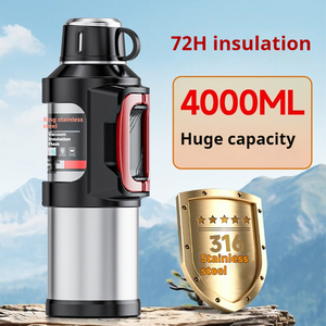 Bouteille isotherme en acier inoxydable <span class=keywords><strong>grande</strong></span> capacité pour l'extérieur, portable, pour voiture, vente en gros, modèle 316, pour eau chaude - Product Image 4