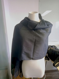 Sciarpe di cotone Ready Made all'ingrosso 100% cotone Shalws & <span class=keywords><strong>foulard</strong></span> <span class=keywords><strong>foulard</strong></span> motivo foglia sciarpa abito accessorio per tutte le stagioni - Product Image 4