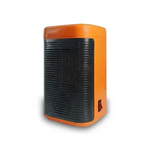 Tip over protection PTC heating portable electric fan heater with bluetooth speaker