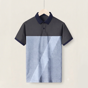 Polos Casuales para Hombre, Antiarrugas, Manga Corta, Tejido de Punto, Logotipo Personalizado Bordado, Color Sólido, Transpirable, Calidad Superior - Product Image 1