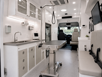 Véhicule mobile de soins aux animaux 4x2 diesel, combinaison fourgon de toilettage et clinique avec système de bain