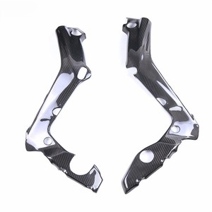 Protector de cubierta lateral de fibra de carbono seca 3K para BMW S1000RR M1000RR 2019-2022, protector de carenado de motocicleta, tejido brillante - Product Image 3