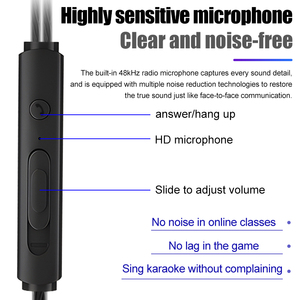 Hifi Bass Mobile 3.5mm Type-C <span class=keywords><strong>Filaire</strong></span> Antibruit Sport Écouteurs avec avec Écouteur pour <span class=keywords><strong>apple</strong></span> <span class=keywords><strong>iphone</strong></span> 5/6/<span class=keywords><strong>7</strong></span>/15 Huawei/Xiaomi - Product Image 6